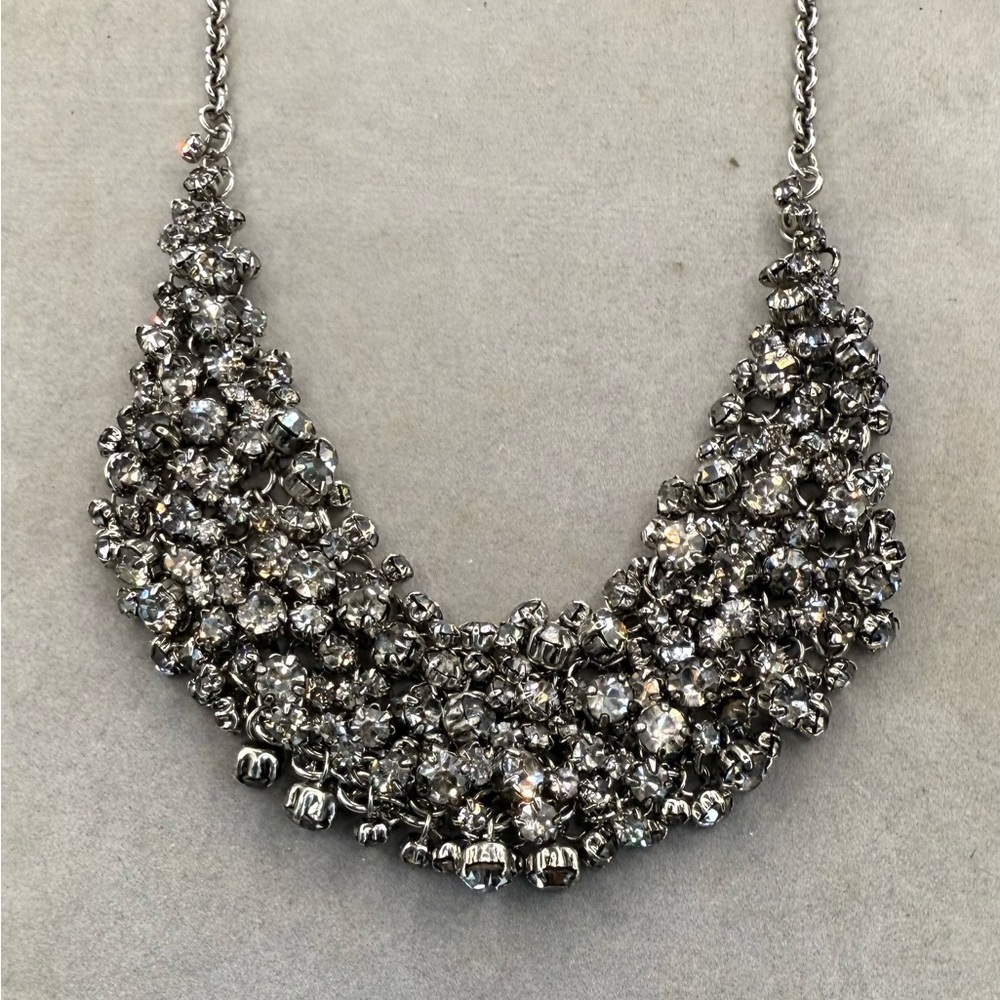 Elegant Silver Statement Necklace